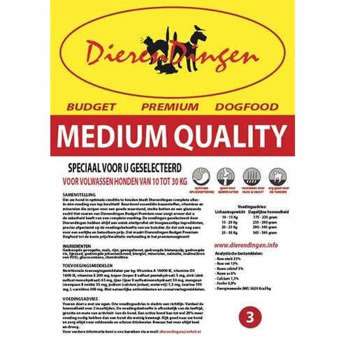 Markenlos Budget Premium Hundefutter Erwachsen Medium