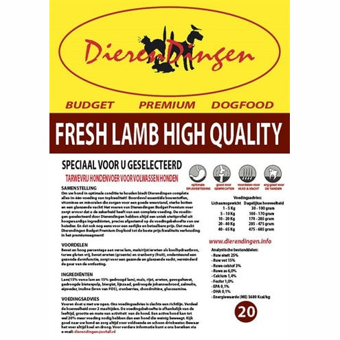 Markenlos Budget Premium Hundefutter Frisches Lammfleisch Hohe Qualität
