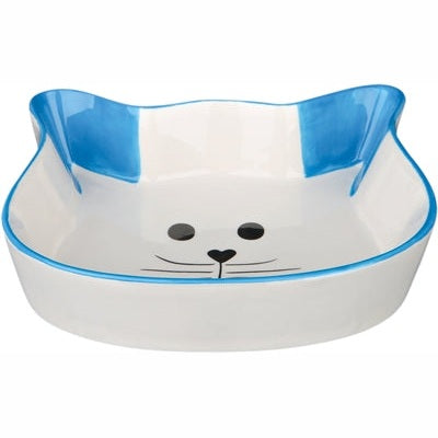 Trixie Futterschale / Wasserschale Katzenkopf Mit Gesicht Keramik Sortiert