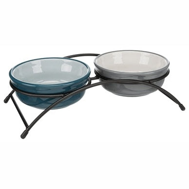 Trixie Keramik / Metall Petrol / Grau