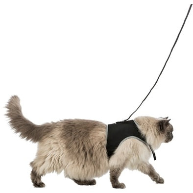 Trixie Softgeschirr Katze Mit Leine Schwarz