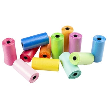Markenlos Poopi-Dog Hundekotbeutel Regenbogenfarben