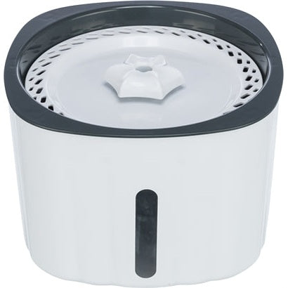 Trixie Trinkbrunnen Blume Kunststoff Weiss/Grau