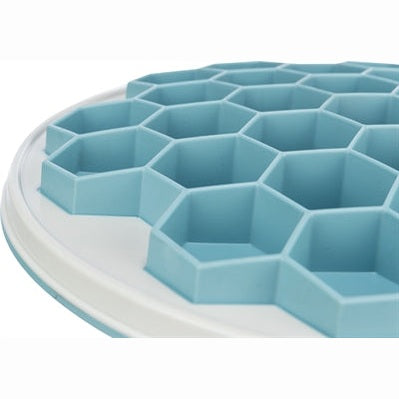 Trixie Slowfeeding Platehive Kunststoff / Tpr / Tpe Grau / Blau