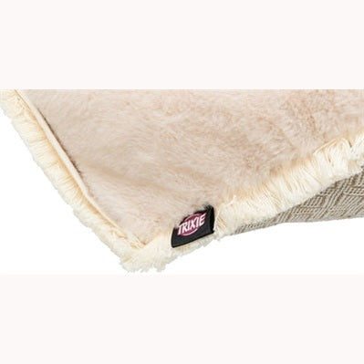 Trixie Hund Kissen Boho Eckig Beige