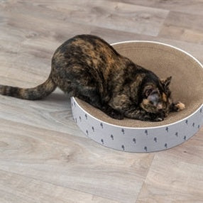 Trixie Kratzerkorb Lilly Karton Katzenminze Hellgrau
