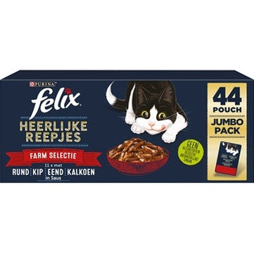 Felix Leckere Streifen Von Ausgewähltem Rindfleisch / Huhn / Ente / Pute