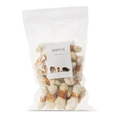 Petstyle Living Geknotet Knochen Weiss Mit Huhn