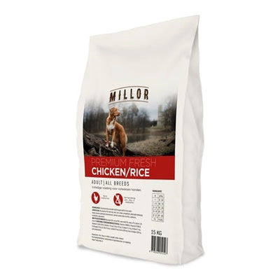 Millor Premium Extrudiertes Frisches Huhn Für Erwachsene / Reis