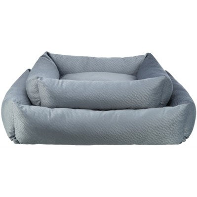 Trixie Hundekorb Alena Eckig Blau/Grau