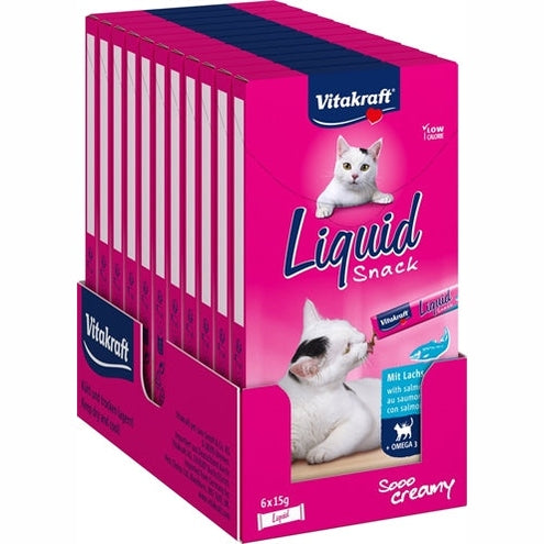 Vitakraft Cat Cat Flüssiger Snack Lachs &Amp; Omega