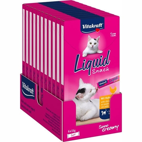 Vitakraft Katze Flüssiger Snack Huhn &Amp; Taurin