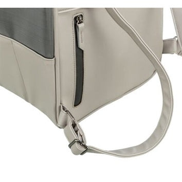 Trixie Hunde-Rucksack Citystyle Kunstleder Hellgrau
