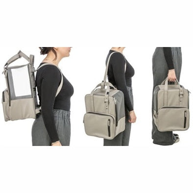 Trixie Hunde-Rucksack Citystyle Kunstleder Hellgrau