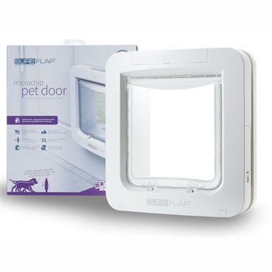 Sureflap-Katzenklappen-Mikrochip Weiss